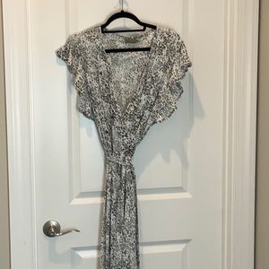 Skemo Black and White Maxi Dress